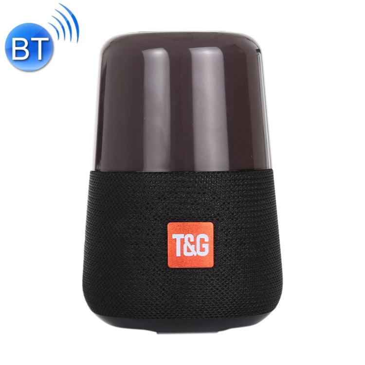 T&G TG168 Portable Wireless Bluetooth V5.0 Stereo Speaker with Handle, Built-in MIC, Support Flashing LED Light & TF Card & U Disk & AUX IN & FM(Black) - Desktop Speaker by T&G | Online Shopping UK | buy2fix