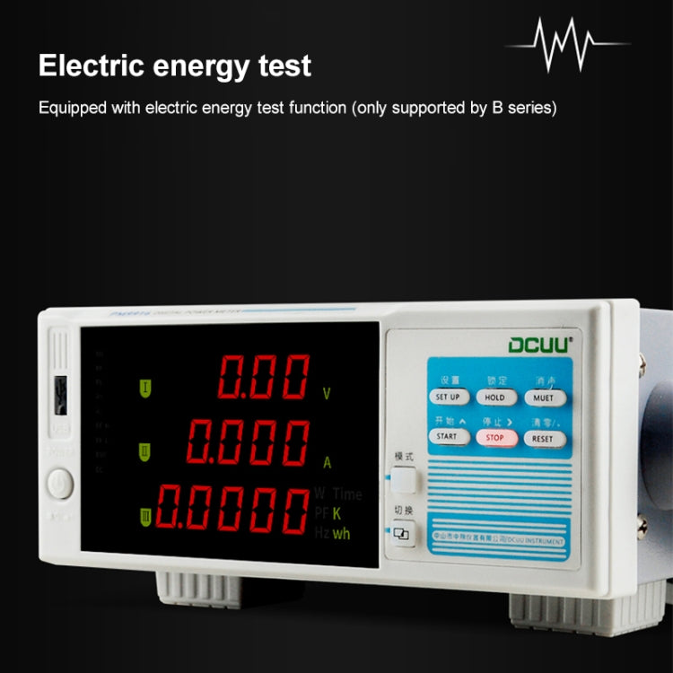 DCUU PM9915 Intelligent Electrical Parameters Measuring Instrument (EU Plug) - Current & Voltage Tester by buy2fix | Online Shopping UK | buy2fix