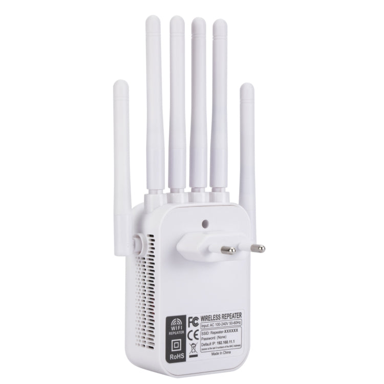 SM-011 Six-antenna 1200M Repeater WiFi Wireless Router (US Plug) - Wireless Routers by buy2fix | Online Shopping UK | buy2fix