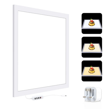 PULUZ 1000LM LED Acrylic No Polar Dimming Shadowless Light Pad with Switch for 40cm Photo Studio Box(UK Plug) -  by PULUZ | Online Shopping UK | buy2fix