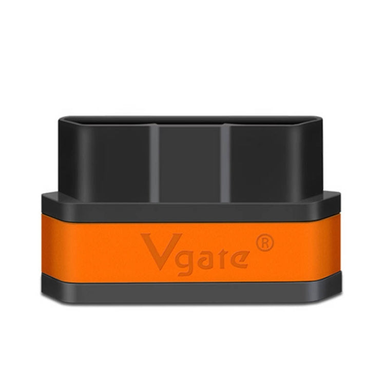 High Quality Super Mini Vgate iCar2 ELM327 OBDII WiFi Car Scanner Tool, Support Android & iOS(Black+Orange) - Code Readers & Scan Tools by Vgate | Online Shopping UK | buy2fix