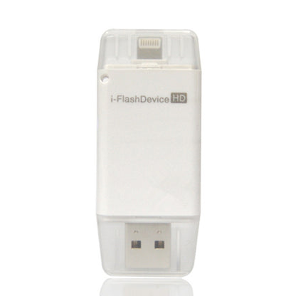 16GB i-Flash Driver HD U Disk USB Drive Memory Stick for iPhone / iPad / iPod touch(White) - U Disk & Card Reader by buy2fix | Online Shopping UK | buy2fix