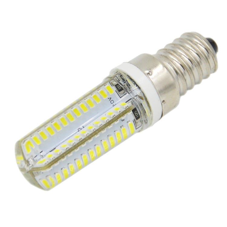 E14 5W 400LM 104 LED SMD 3014 Silicone Corn Light Bulb, AC 220V (White Light) - LED Blubs & Tubes by buy2fix | Online Shopping UK | buy2fix