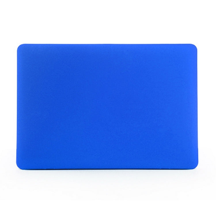 ENKAY for MacBook Pro Retina 15.4 inch (US Version) / A1398 4 in 1 Frosted Hard Shell Plastic Protective Case with Screen Protector & Keyboard Guard & Anti-dust Plugs(Dark Blue) - MacBook Pro Cases by ENKAY | Online Shopping UK | buy2fix