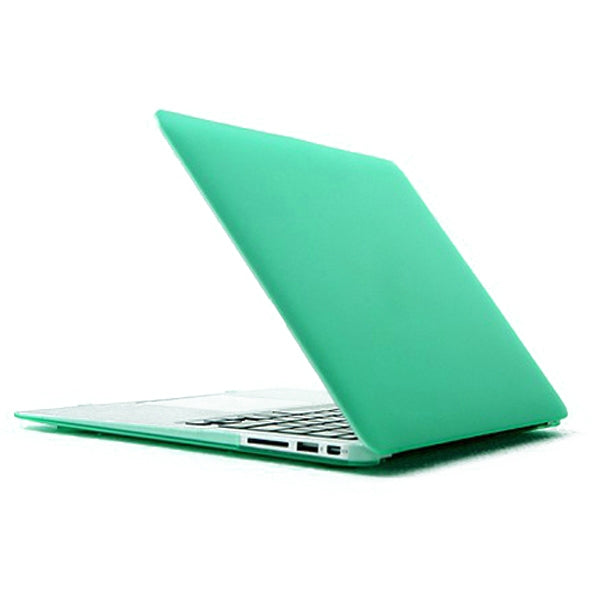 ENKAY for MacBook Air 13.3 inch (US Version) 4 in 1 Frosted Hard Shell Plastic Protective Case with Screen Protector & Keyboard Guard & Anti-dust Plugs(Green) - MacBook Air Cases by ENKAY | Online Shopping UK | buy2fix