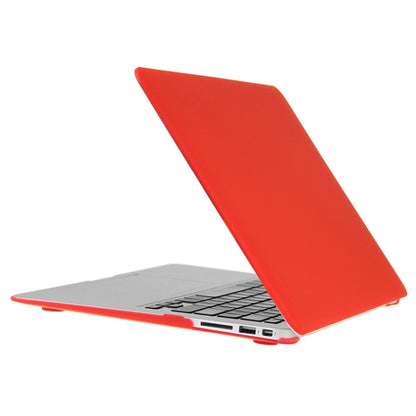 ENKAY for Macbook Air 13.3 inch (US Version) / A1369 / A1466 Hat-Prince 3 in 1 Frosted Hard Shell Plastic Protective Case with Keyboard Guard & Port Dust Plug(Red) - MacBook Air Cases by ENKAY | Online Shopping UK | buy2fix