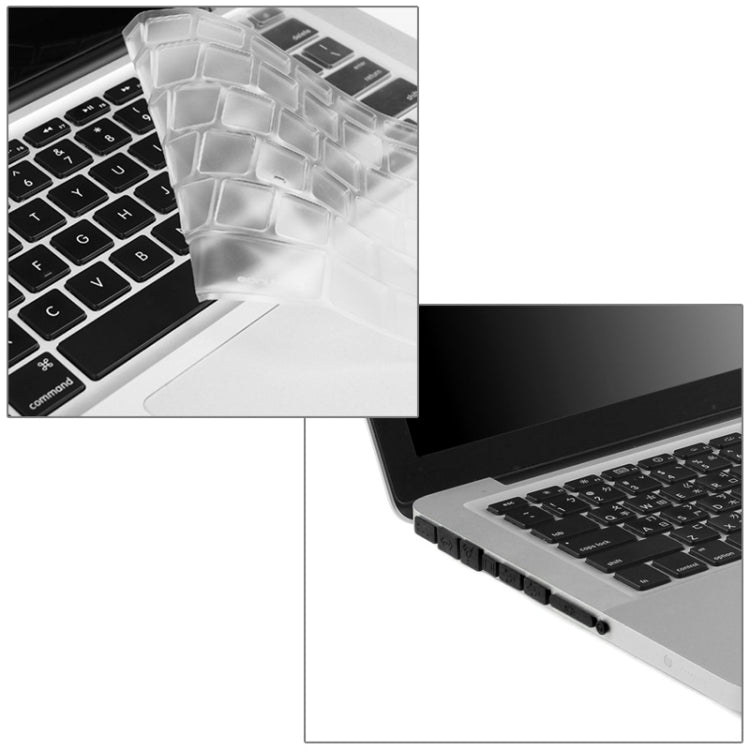 ENKAY for Macbook Pro 15.4 inch (US Version) / A1286 Hat-Prince 3 in 1 Crystal Hard Shell Plastic Protective Case with Keyboard Guard & Port Dust Plug(Grey) - MacBook Pro Cases by ENKAY | Online Shopping UK | buy2fix