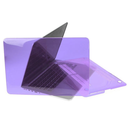 ENKAY for Macbook Pro Retina 15.4 inch (US Version) / A1398 Hat-Prince 3 in 1 Crystal Hard Shell Plastic Protective Case with Keyboard Guard & Port Dust Plug(Purple) - MacBook Pro Cases by ENKAY | Online Shopping UK | buy2fix