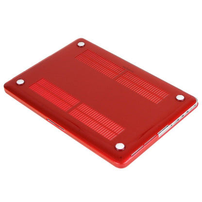 ENKAY for Macbook Pro Retina 15.4 inch (US Version) / A1398 Hat-Prince 3 in 1 Crystal Hard Shell Plastic Protective Case with Keyboard Guard & Port Dust Plug(Red) - MacBook Pro Cases by ENKAY | Online Shopping UK | buy2fix