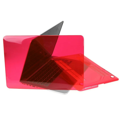 ENKAY for Macbook Pro Retina 15.4 inch (US Version) / A1398 Hat-Prince 3 in 1 Crystal Hard Shell Plastic Protective Case with Keyboard Guard & Port Dust Plug(Red) - MacBook Pro Cases by ENKAY | Online Shopping UK | buy2fix