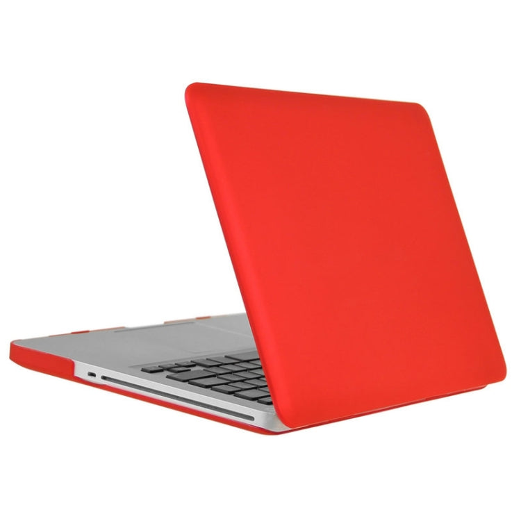 ENKAY for Macbook Pro 13.3 inch (US Version) / A1278 Hat-Prince 3 in 1 Frosted Hard Shell Plastic Protective Case with Keyboard Guard & Port Dust Plug(Red) - MacBook Pro Cases by ENKAY | Online Shopping UK | buy2fix