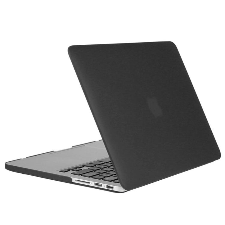 ENKAY for Macbook Pro Retina 15.4 inch (US Version) / A1398 Hat-Prince 3 in 1 Frosted Hard Shell Plastic Protective Case with Keyboard Guard & Port Dust Plug(Black) - MacBook Pro Cases by ENKAY | Online Shopping UK | buy2fix