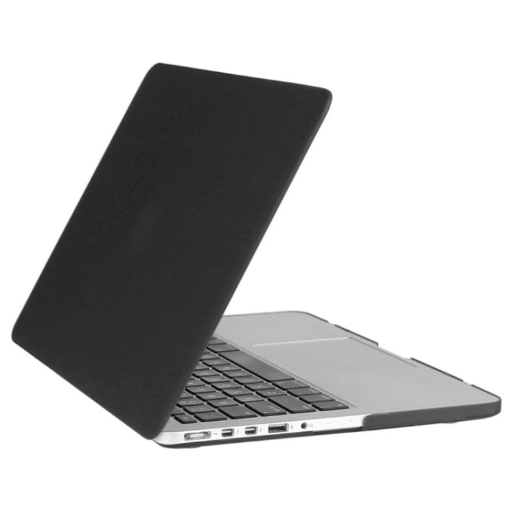 ENKAY for Macbook Pro Retina 15.4 inch (US Version) / A1398 Hat-Prince 3 in 1 Frosted Hard Shell Plastic Protective Case with Keyboard Guard & Port Dust Plug(Black) - MacBook Pro Cases by ENKAY | Online Shopping UK | buy2fix