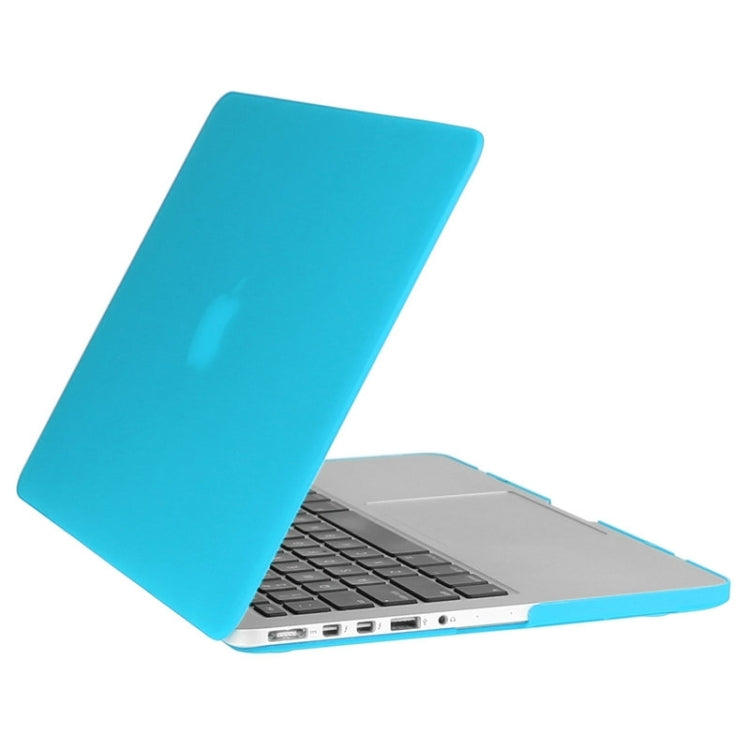 ENKAY for Macbook Pro Retina 15.4 inch (US Version) / A1398 Hat-Prince 3 in 1 Frosted Hard Shell Plastic Protective Case with Keyboard Guard & Port Dust Plug(Blue) - MacBook Pro Cases by ENKAY | Online Shopping UK | buy2fix