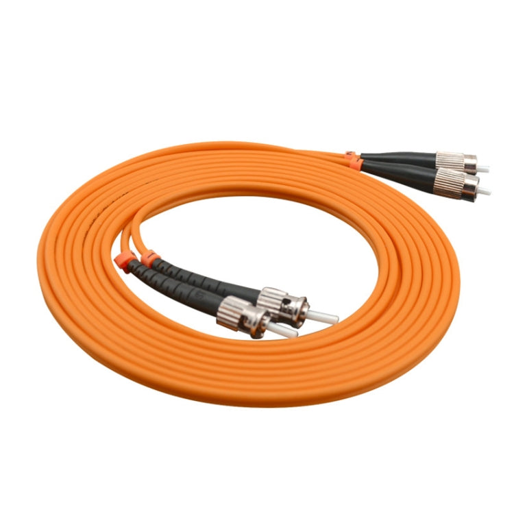 FC-ST Dual-Core Multi Mode Fiber Optic Jumper,Length: 3m - Fiber Optic Jumper by buy2fix | Online Shopping UK | buy2fix