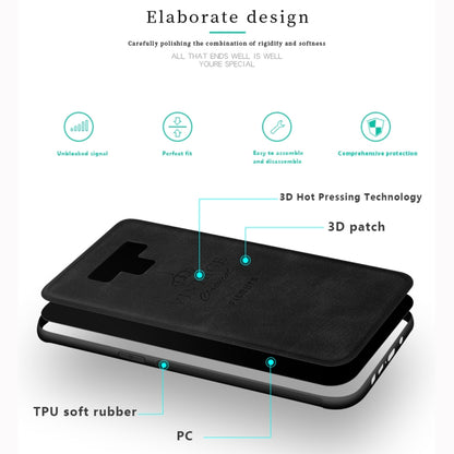 PINWUYO Shockproof Waterproof Full Coverage PC + TPU + Skin Protective Case for Galaxy Note 9 (Grey) - Galaxy Phone Cases by PINWUYO | Online Shopping UK | buy2fix