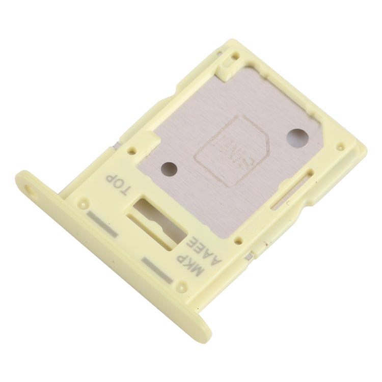 For Samsung Galaxy A15 4G SM-A155F Original SIM Card Tray + SIM / Micro SD Card Tray (Yellow) - Card Socket by buy2fix | Online Shopping UK | buy2fix