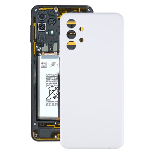 For Samsung Galaxy A13 SM-A137F Original Battery Back Cover(White) - Back Cover by buy2fix | Online Shopping UK | buy2fix