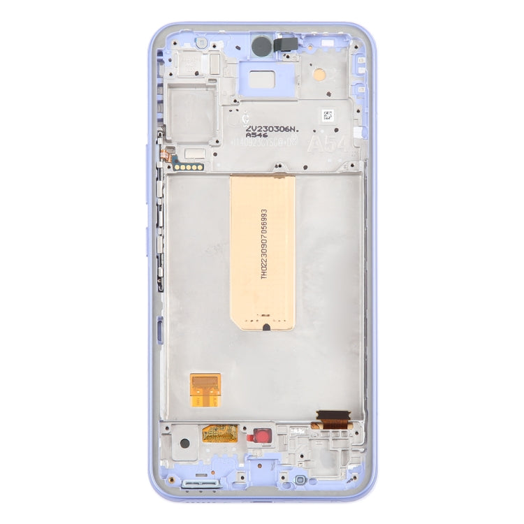 For Samsung Galaxy A54 5G SM-A546 6.43 inch OLED LCD Screen Digitizer Full Assembly with Frame (Purple) - Galaxy A Series Parts by buy2fix | Online Shopping UK | buy2fix