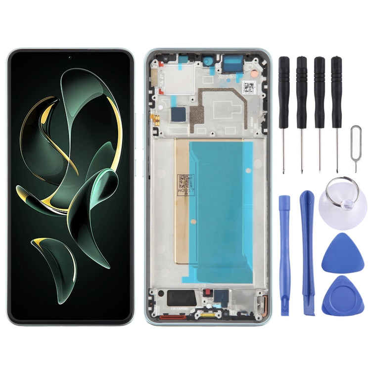 For Xiaomi Redmi K60 Ultra Original AMOLED Material LCD Screen Digitizer Full Assembly with Frame (Green) - LCD Screen by buy2fix | Online Shopping UK | buy2fix