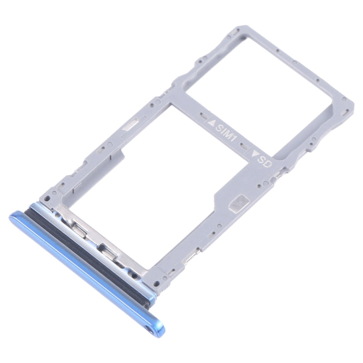 For TCL NXTPAPER S8 9288A 9288M SIM Card Tray + Micro SD Card Tray (Baby Blue) - For TCL by buy2fix | Online Shopping UK | buy2fix