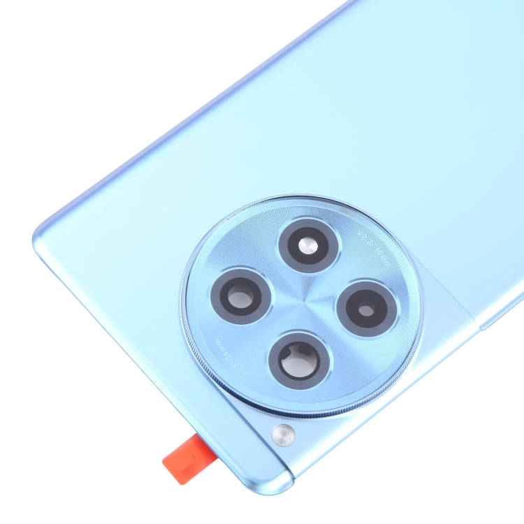 For OnePlus 12R CPH2609 CPH2585 Original Glass Battery Back Cover with Camera Lens(Blue) - Back Cover by buy2fix | Online Shopping UK | buy2fix