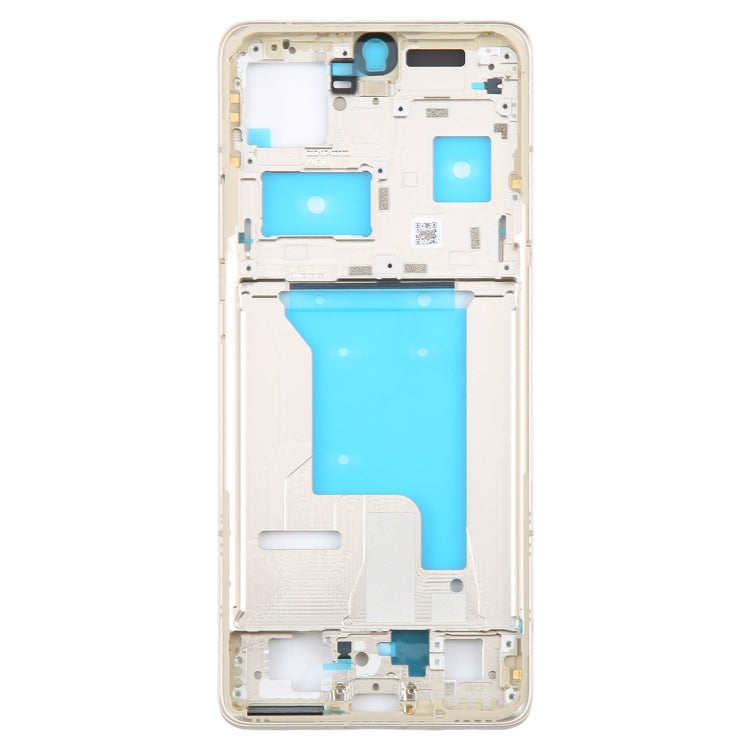 For Motorola Moto X50 Ultra Original Front Housing LCD Frame Bezel Plate (Gold) - Frame Bezel Plate by buy2fix | Online Shopping UK | buy2fix