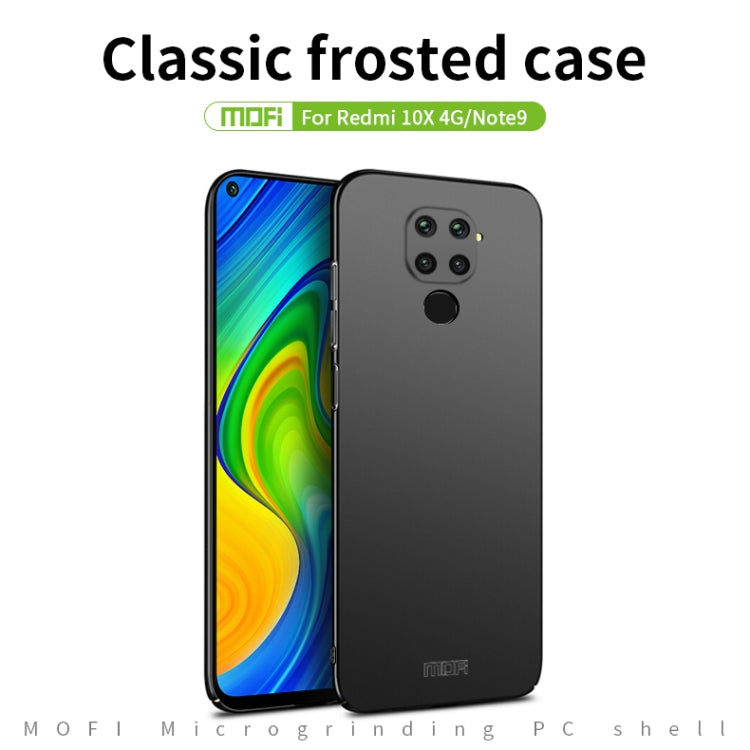 For Xiaomi Redmi 10X 4G MOFI Frosted PC Ultra-thin Hard Case(Blue) - Xiaomi Cases by MOFI | Online Shopping UK | buy2fix