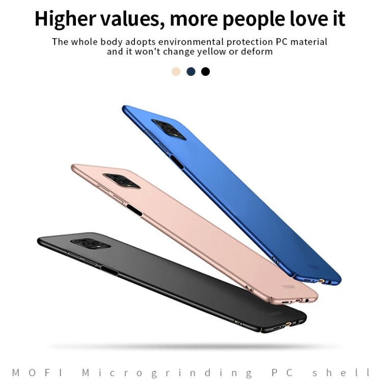 For Xiaomi RedMi Note9S/Note9Pro  MOFI Frosted PC Ultra-thin Hard C(Blue) - Xiaomi Cases by MOFI | Online Shopping UK | buy2fix