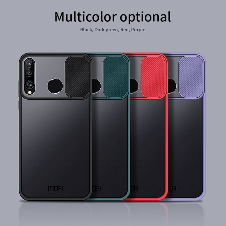 For Huawei P30 lite MOFI Xing Dun Series PC + TPU Anti-peep Waterproof And Anti-drop All-inclusive Protective Shell, Translucent Frosted(Purple) - Huawei Cases by MOFI | Online Shopping UK | buy2fix