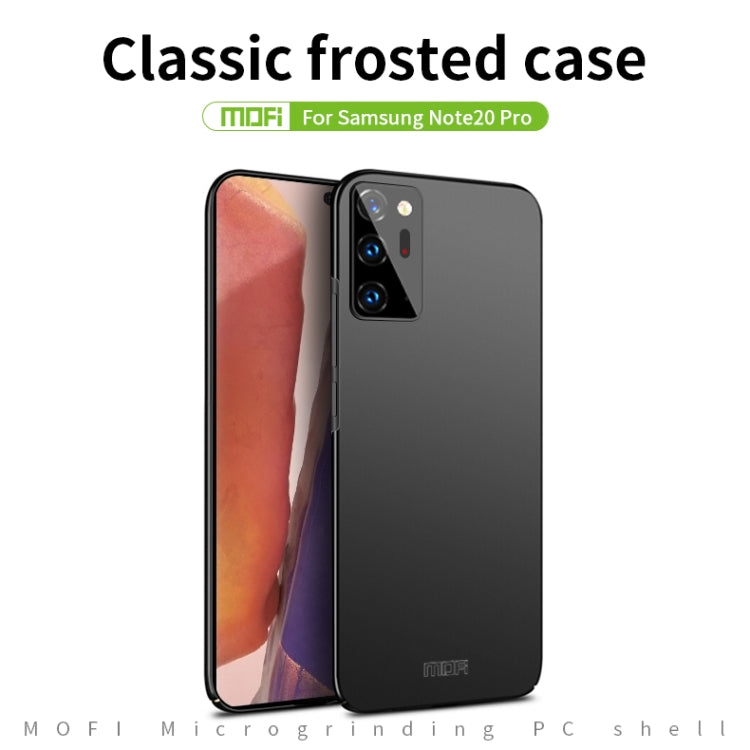 For Samsung Galaxy Note20 Ultra MOFI Frosted PC Ultra-thin Hard Case(Blue) - Galaxy Note20 Ultra Cases by MOFI | Online Shopping UK | buy2fix