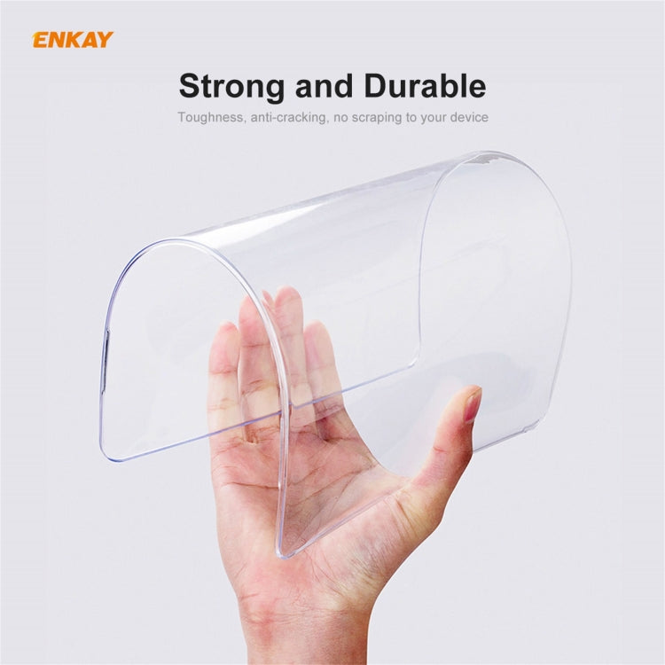 ENKAY 3 in 1  Crystal Laptop Protective Case + EU Version TPU Keyboard Film + Anti-dust Plugs Set for MacBook Pro 15.4 inch A1707 & A1990 (with Touch Bar)(Grey) - MacBook Pro Cases by ENKAY | Online Shopping UK | buy2fix