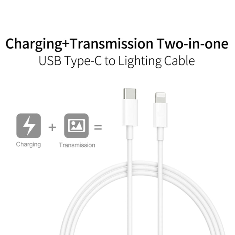 A2344 20W PD 3.0 Type-C / USB-C Folding Travel Charger + USB-C / Type-C to 8 Pin Fast Charging Data Cable Set, UK Plug, Length: 2m - USB Charger by buy2fix | Online Shopping UK | buy2fix