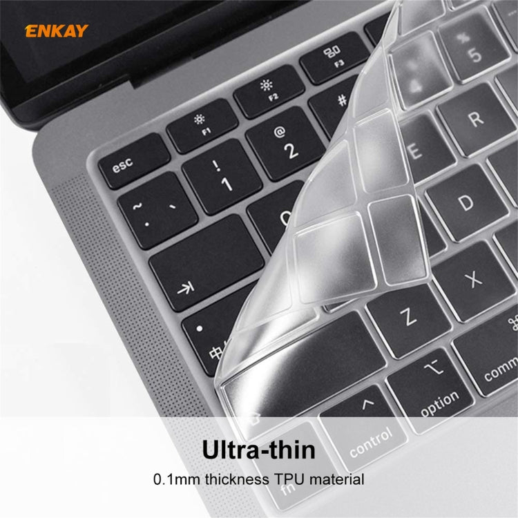 ENKAY Soft TPU Keyboard Protector Film for MacBook Air 13.3 inch A2179 (2020) / A2337 (2020), Version:EU Version - Keyboard Protector by ENKAY | Online Shopping UK | buy2fix