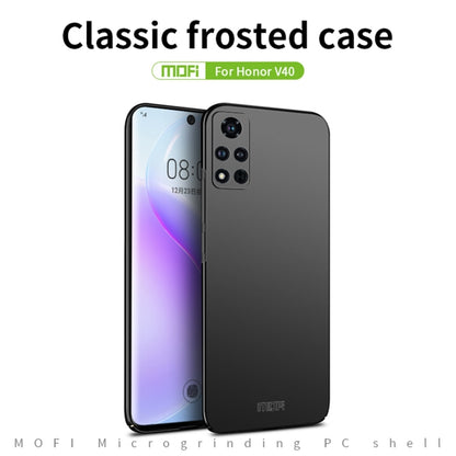 For Honor V40 MOFI Frosted PC Ultra-thin Hard Case(Blue) - Honor Cases by MOFI | Online Shopping UK | buy2fix