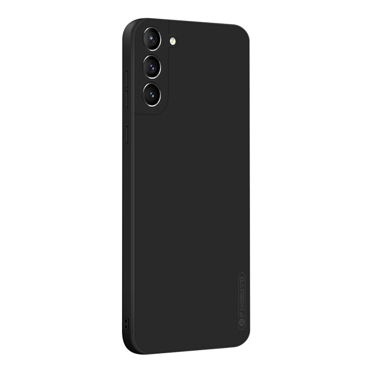 For Samsung Galaxy S21 5G PINWUYO Touching Series Liquid Silicone TPU Shockproof Case(Black) - Galaxy S21 5G Cases by PINWUYO | Online Shopping UK | buy2fix