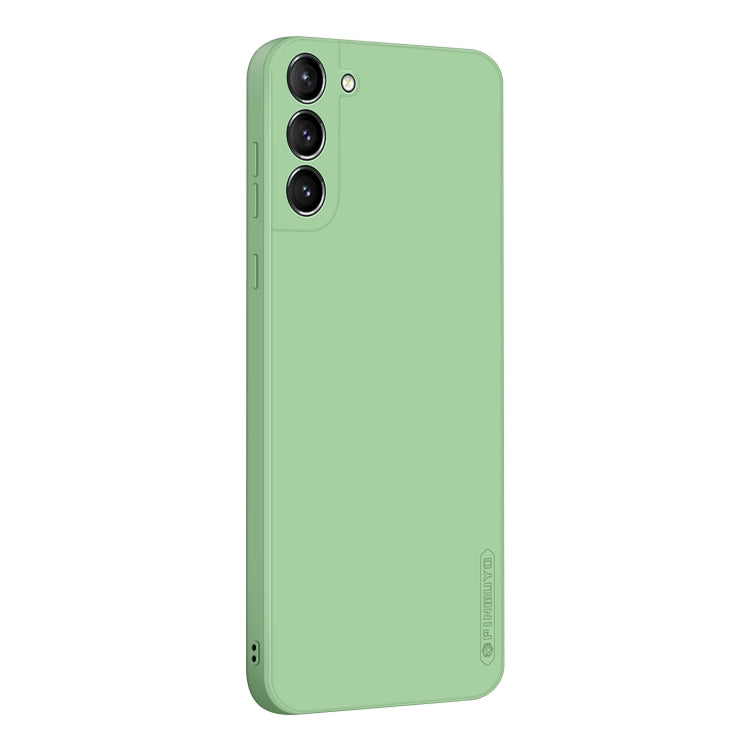 For Samsung Galaxy S21 5G PINWUYO Touching Series Liquid Silicone TPU Shockproof Case(Green) - Galaxy S21 5G Cases by PINWUYO | Online Shopping UK | buy2fix