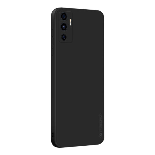 For vivo S10e 5G PINWUYO Liquid Silicone TPU Phone Case(Black) - vivo Cases by PINWUYO | Online Shopping UK | buy2fix