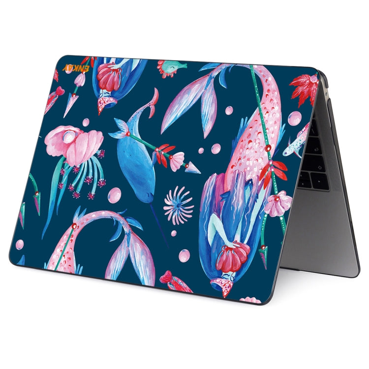 ENKAY Hat-Prince Natural Series Laotop Protective Crystal Case for MacBook Pro 15.4 inch A1707 / A1990(Mermaid) - MacBook Pro Cases by ENKAY | Online Shopping UK | buy2fix