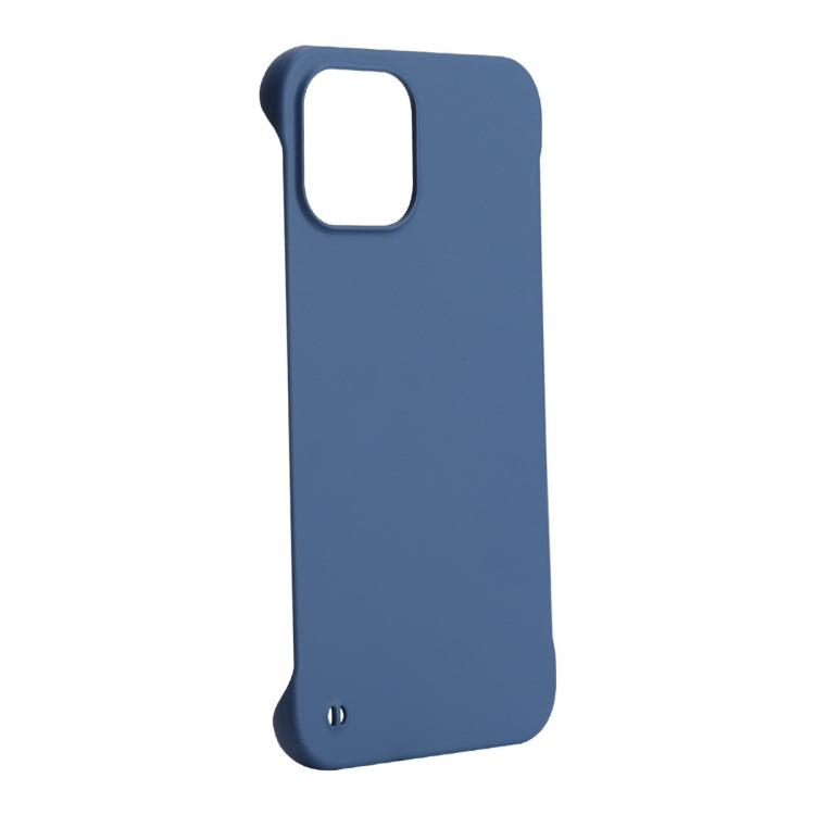 For iPhone 12 / 12 Pro ENKAY Matte Frameless Hard PC Case(Dark Blue) - iPhone 12 / 12 Pro Cases by ENKAY | Online Shopping UK | buy2fix