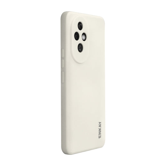 For Honor 200 Pro ENKAY Liquid Silicone Soft Shockproof Phone Case(Beige) - Honor Cases by ENKAY | Online Shopping UK | buy2fix