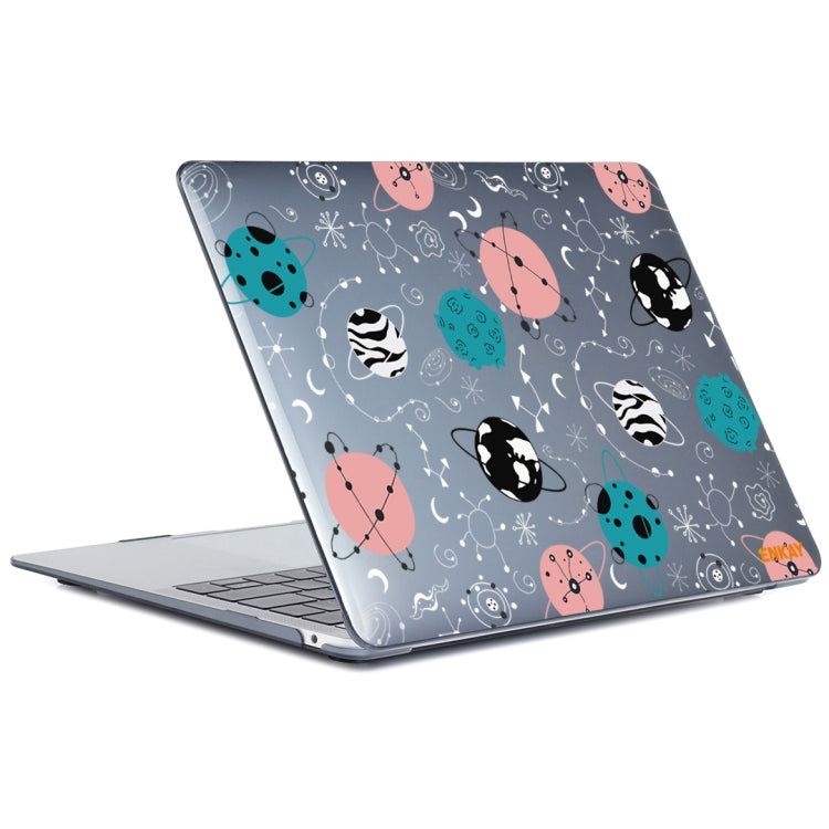 ENKAY Star Series Pattern Laotop Protective Crystal Case For MacBook Pro 16.2 inch A2485 2021/A2880 2023(Geometric Planet) - MacBook Pro Cases by ENKAY | Online Shopping UK | buy2fix