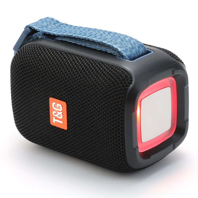 T&G TG339 RGB Light 5W Waterproof Portable Bluetooth Speaker(Black) - Desktop Speaker by T&G | Online Shopping UK | buy2fix