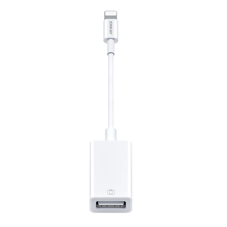 ENKAY ENK-AT108 8 Pin to USB 3.0 OTG Adapter Data Cable for iPhone / iPad - Converter & Adapter by ENKAY | Online Shopping UK | buy2fix