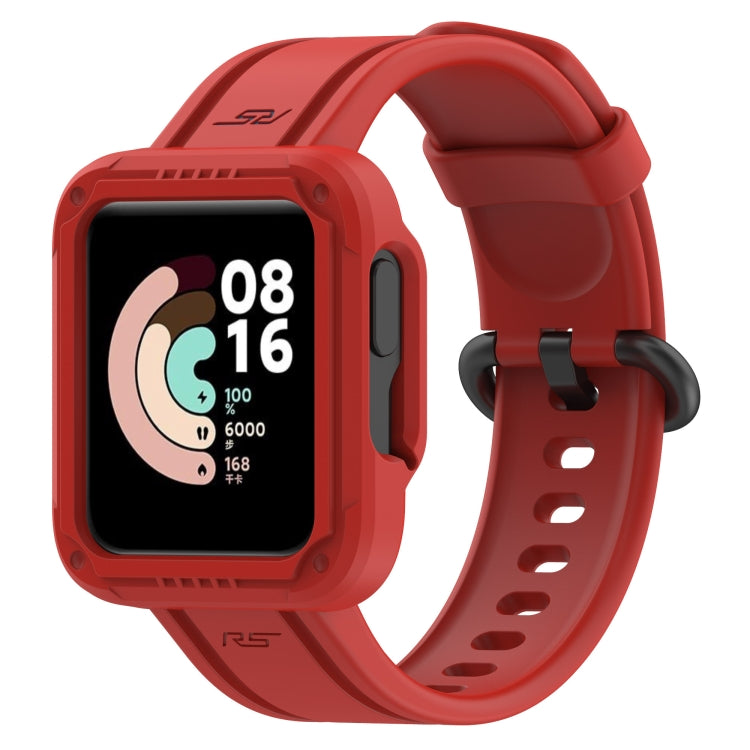 For Xiaomi Redmi Watch 2 Lite Silicone Solid Color Watch Band(Red) - Watch Bands by buy2fix | Online Shopping UK | buy2fix