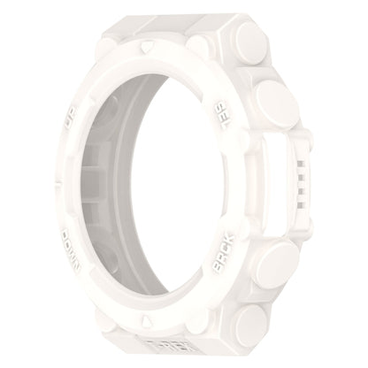 For Amazfit T-Tex 2 Shockproof TPU Protective Watch Case(White) - Watch Cases by buy2fix | Online Shopping UK | buy2fix