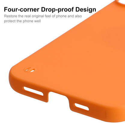 For iPhone 14 Pro Max ENKAY Matte Frameless PC Phone Case(Orange) - iPhone 14 Pro Max Cases by ENKAY | Online Shopping UK | buy2fix