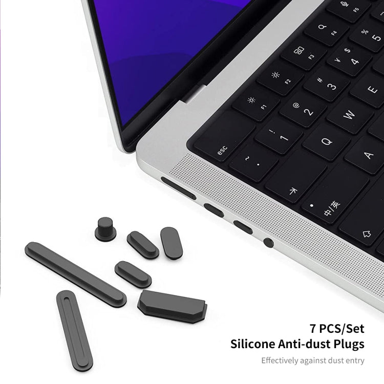 For MacBook Pro 14.2 A2442/A2779 2023 ENKAY Hat-Prince 3 in 1 Spaceman Pattern Laotop Protective Crystal Case with TPU Keyboard Film / Anti-dust Plugs, Version:EU(Spaceman No.2) - MacBook Pro Cases by ENKAY | Online Shopping UK | buy2fix