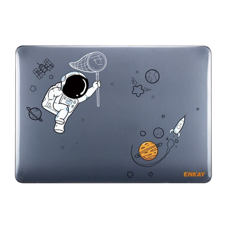 For MacBook Pro 16.2 A2485/A2880 2023 ENKAY Hat-Prince 3 in 1 Spaceman Pattern Laotop Protective Crystal Case with TPU Keyboard Film / Anti-dust Plugs, Version:US(Spaceman No.2) - MacBook Pro Cases by ENKAY | Online Shopping UK | buy2fix