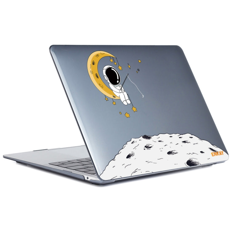 For MacBook Pro 16.2 A2485/A2880 2023 ENKAY Hat-Prince 3 in 1 Spaceman Pattern Laotop Protective Crystal Case with TPU Keyboard Film / Anti-dust Plugs, Version:EU(Spaceman No.3) - MacBook Pro Cases by ENKAY | Online Shopping UK | buy2fix